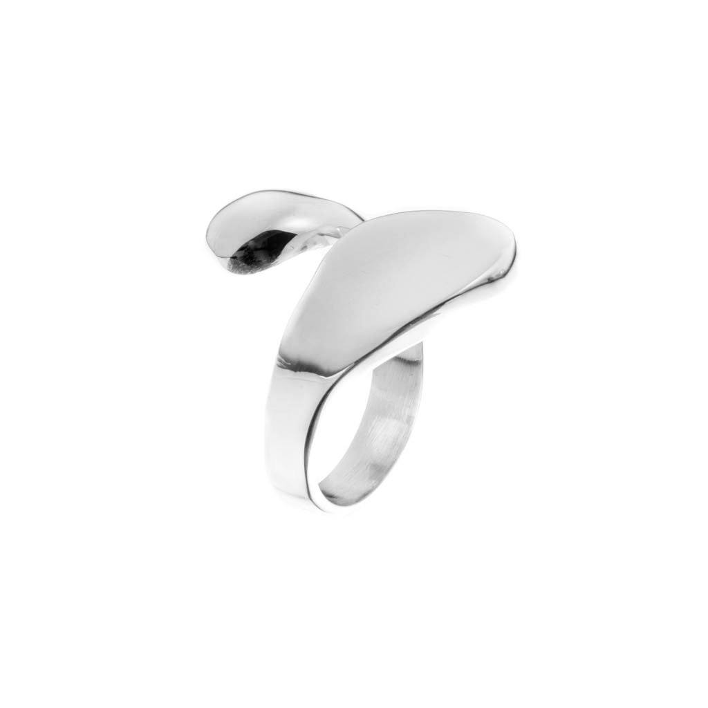 Anillo de Plata barra Oval